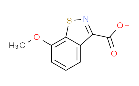 CAS No. 677304-80-2, 7-methoxybenzo[d]isothiazole-3-carboxylic acid
