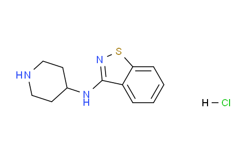 CAS No. 1353958-90-3, N-(Piperidin-4-yl)benzo[d]isothiazol-3-amine hydrochloride