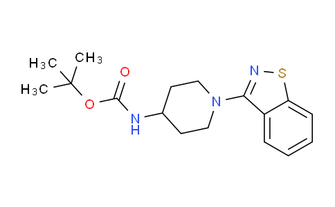 CAS No. 1417793-63-5, tert-Butyl (1-(benzo[d]isothiazol-3-yl)piperidin-4-yl)carbamate