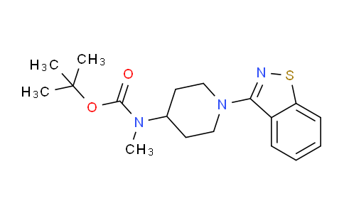 CAS No. 1420954-90-0, tert-Butyl (1-(benzo[d]isothiazol-3-yl)piperidin-4-yl)(methyl)carbamate