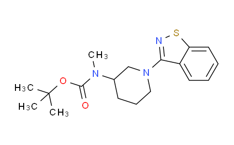 CAS No. 1417792-98-3, tert-Butyl (1-(benzo[d]isothiazol-3-yl)piperidin-3-yl)(methyl)carbamate