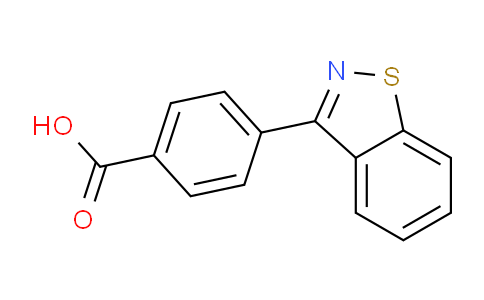 CAS No. 144456-29-1, 4-(benzo[d]isothiazol-3-yl)benzoic acid