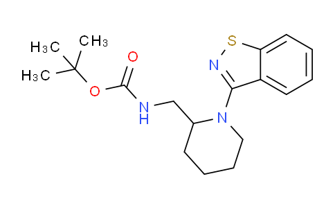 CAS No. 1417793-46-4, tert-Butyl ((1-(benzo[d]isothiazol-3-yl)piperidin-2-yl)methyl)carbamate