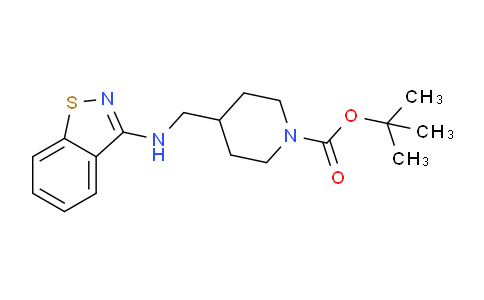 CAS No. 1417794-56-9, tert-Butyl 4-((benzo[d]isothiazol-3-ylamino)methyl)piperidine-1-carboxylate