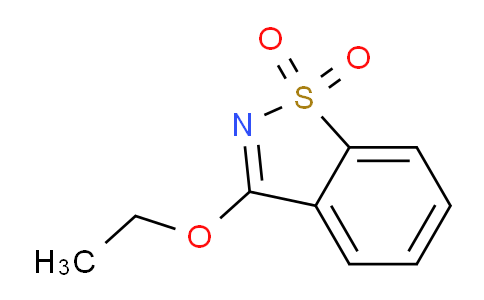 CAS No. 18712-15-7, 3-ethoxybenzo[d]isothiazole 1,1-dioxide
