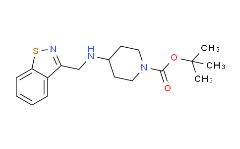 CAS No. 1002355-67-0, tert-Butyl 4-((benzo[d]isothiazol-3-ylmethyl)amino)piperidine-1-carboxylate