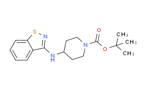 CAS No. 1002355-72-7, tert-Butyl 4-(benzo[d]isothiazol-3-ylamino)piperidine-1-carboxylate