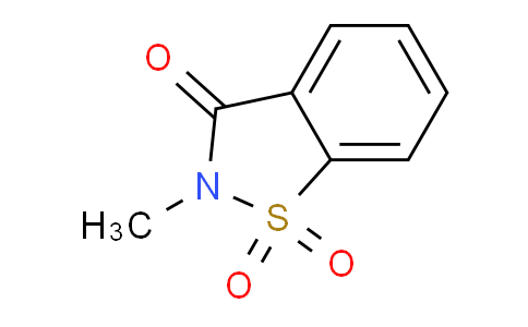 CAS No. 15448-99-4, 2-methylbenzo[d]isothiazol-3(2H)-one 1,1-dioxide