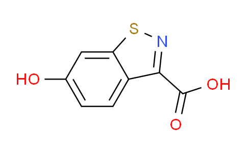 CAS No. 932702-33-5, 6-hydroxybenzo[d]isothiazole-3-carboxylic acid