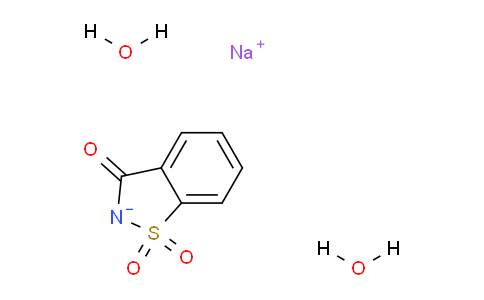 CAS No. 6155-57-3, sodium 3-oxo-3H-benzo[d]isothiazol-2-ide 1,1-dioxide dihydrate