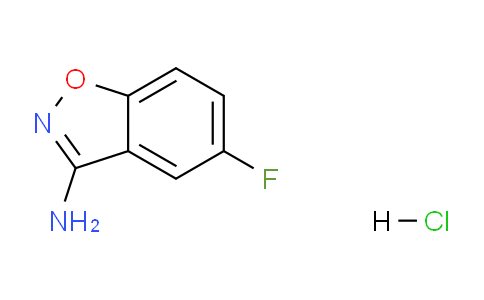 CAS No. 916571-99-8, 5-fluorobenzo[d]isoxazol-3-amine hydrochloride