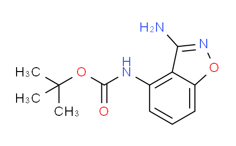 CAS No. 1313712-34-3, tert-butyl (3-aminobenzo[d]isoxazol-4-yl)carbamate