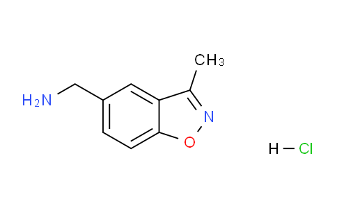 CAS No. 1029689-79-9, (3-methylbenzo[d]isoxazol-5-yl)methanamine hydrochloride