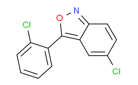 CAS No. 77792-52-0, 5-chloro-3-(2-chlorophenyl)benzo[c]isoxazole