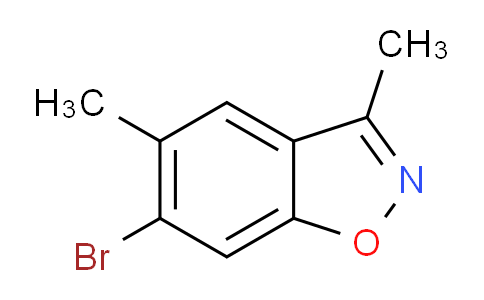 CAS No. 1345119-01-8, 6-bromo-3,5-dimethylbenzo[d]isoxazole