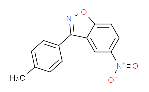 CAS No. 112606-69-6, 5-nitro-3-(p-tolyl)benzo[d]isoxazole