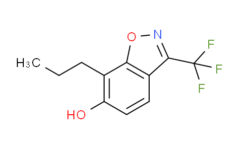 CAS No. 194608-88-3, 7-Propyl-3-(trifluoromethyl)benzo[d]isoxazol-6-ol