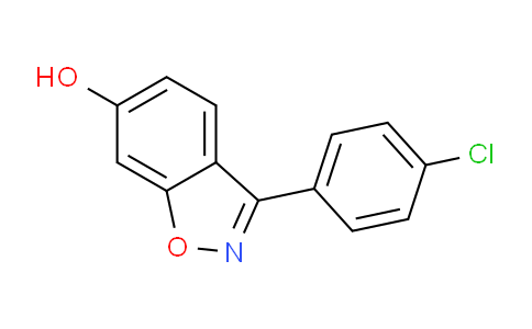CAS No. 885273-28-9, 3-(4-Chloro-phenyl)-benzo[d]isoxazol-6-ol