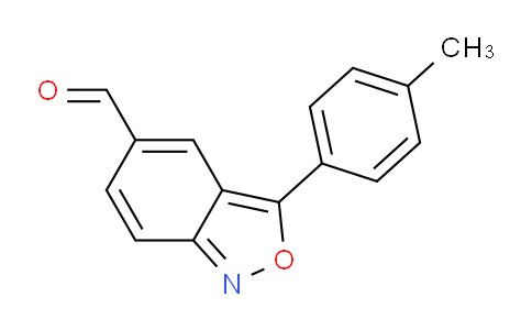 CAS No. 328547-38-2, 3-(p-Tolyl)benzo[c]isoxazole-5-carbaldehyde