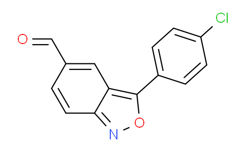 CAS No. 328272-55-5, 3-(4-Chlorophenyl)benzo[c]isoxazole-5-carbaldehyde