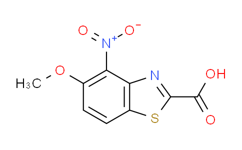 CAS No. 886745-59-1, 5-Methoxy-4-nitrobenzo[d]thiazole-2-carboxylic acid