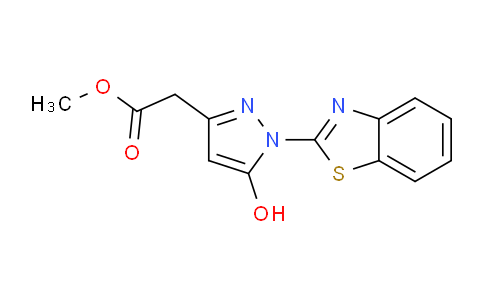 CAS No. 523992-06-5, methyl [1-(1,3-benzothiazol-2-yl)-5-hydroxy-1H-pyrazol-3-yl]acetate