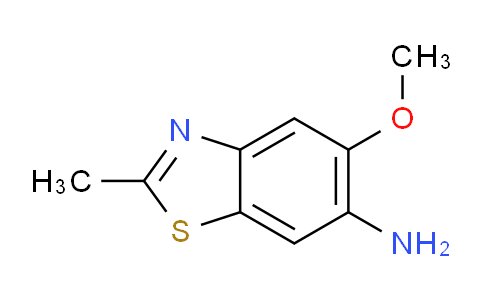 CAS No. 299965-85-8, 6-Amino-5-methoxy-2-methylbenzothiazole