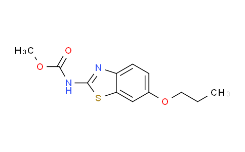 CAS No. 61570-90-9, methyl (6-propoxybenzo[d]thiazol-2-yl)carbamate