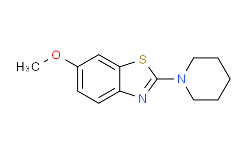 CAS No. 33186-14-0, 6-methoxy-2-(piperidin-1-yl)benzo[d]thiazole