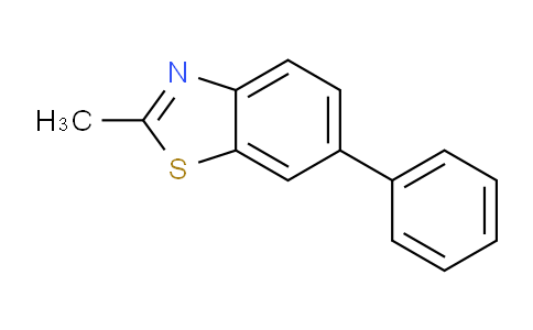 CAS No. 107559-02-4, 2-methyl-6-phenylbenzo[d]thiazole