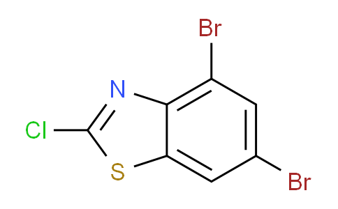 CAS No. 1188141-65-2, 4,6-Dibromo-2-chlorobenzo[d]thiazole