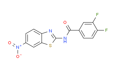 CAS No. 313222-96-7, 3,4-Difluoro-N-(6-nitrobenzo[d]thiazol-2-yl)benzamide