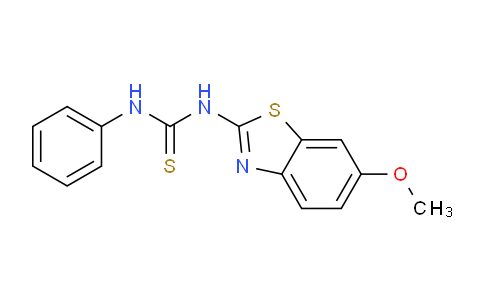 CAS No. 32294-42-1, 1-(6-methoxybenzo[d]thiazol-2-yl)-3-phenylthiourea