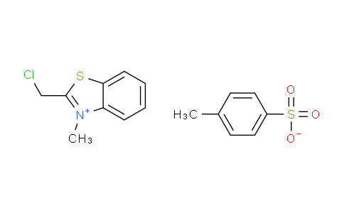 CAS No. 37859-49-7, 2-(chloromethyl)-3-methylbenzo[d]thiazol-3-ium 4-methylbenzenesulfonate