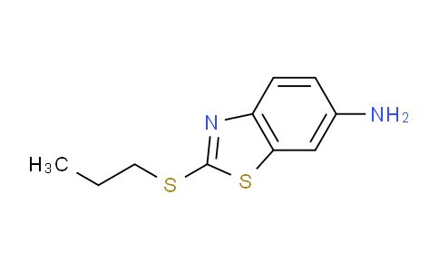 CAS No. 64350-92-1, 2-(propylthio)benzo[d]thiazol-6-amine