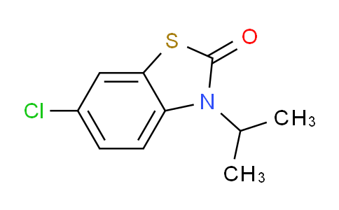 CAS No. 63755-00-0, 6-chloro-3-isopropylbenzo[d]thiazol-2(3H)-one