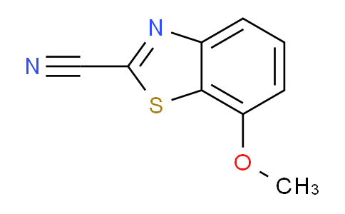 CAS No. 7267-36-9, 7-methoxybenzo[d]thiazole-2-carbonitrile