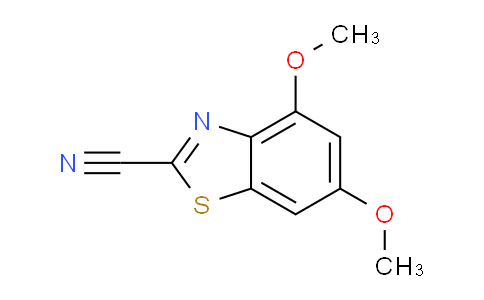 CAS No. 7267-40-5, 4,6-dimethoxybenzo[d]thiazole-2-carbonitrile