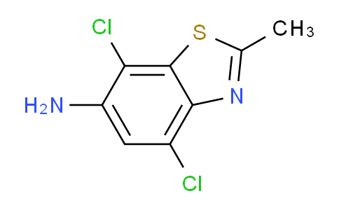 CAS No. 21325-10-0, 4,7-dichloro-2-methylbenzo[d]thiazol-6-amine