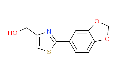 CAS No. 248249-56-1, (2-Benzo[1,3]dioxol-5-yl-thiazol-4-yl)-methanol