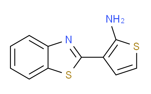 CAS No. 306936-47-0, 3-(Benzo[d]thiazol-2-yl)thiophen-2-amine