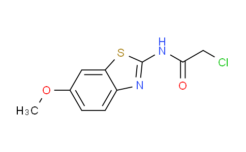 CAS No. 3427-30-3, 2-Chloro-N-(6-methoxy-benzothiazol-2-yl)-acetamide