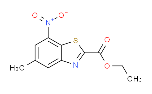 CAS No. 40160-44-9, ethyl 5-methyl-7-nitrobenzo[d]thiazole-2-carboxylate