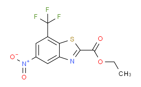 CAS No. 40160-45-0, ethyl 5-nitro-7-(trifluoromethyl)benzo[d]thiazole-2-carboxylate