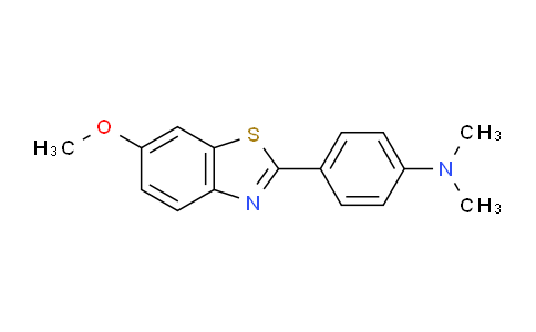 CAS No. 10205-71-7, 4-(6-methoxybenzo[d]thiazol-2-yl)-N,N-dimethylaniline