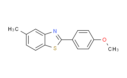 CAS No. 1242302-90-4, 2-(4-methoxyphenyl)-5-methylbenzo[d]thiazole