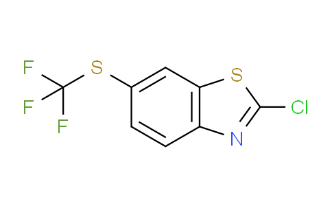 CAS No. 933674-80-7, 2-Chloro-6-((trifluoromethyl)thio)benzo[d]thiazole