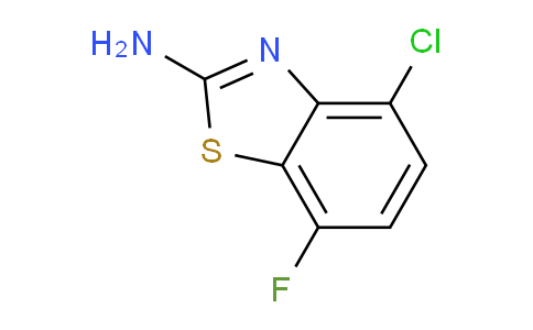CAS No. 942473-91-8, 4-chloro-7-fluorobenzo[d]thiazol-2-amine