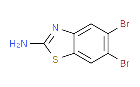 CAS No. 127977-72-4, 5,6-Dibromobenzo[d]thiazol-2-amine