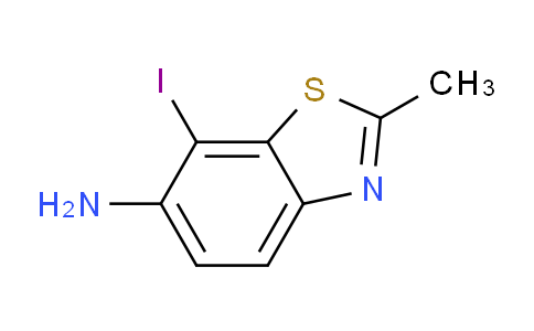 CAS No. 1297528-78-9, 7-iodo-2-methylbenzo[d]thiazol-6-amine